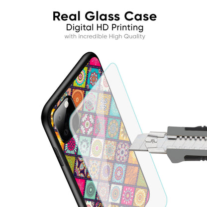 Multicolor Mandala Glass Case for Google Pixel 8A