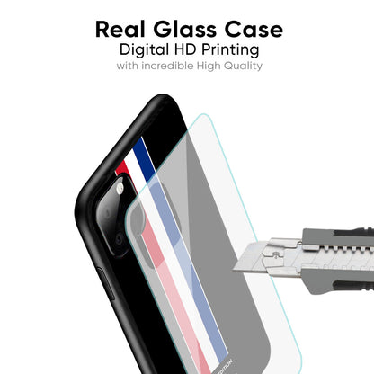 Flag Striped Glass Case for Google Pixel 8A