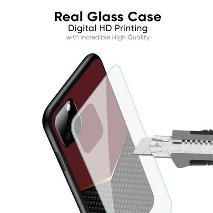 Shining Chevron Red Glass Case for Google Pixel 8A