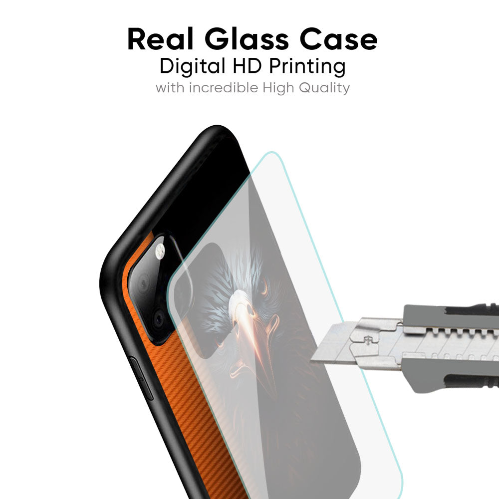Angry Eagle Glass Case for Google Pixel 8A