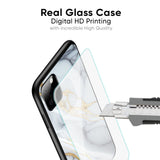 White Grey Marble Glass Case for Google Pixel 9
