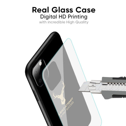 Black Gold Deer Glass Case for Google Pixel 9 Pro