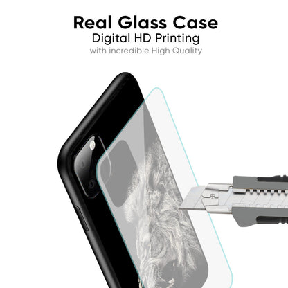Brave Lion Glass Case for Google Pixel 8A