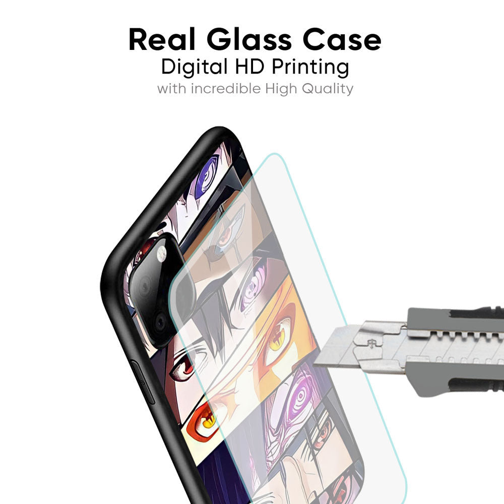 Anime Eyes Glass Case for Google Pixel 9 Pro