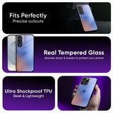 Blue Aura Glass Case