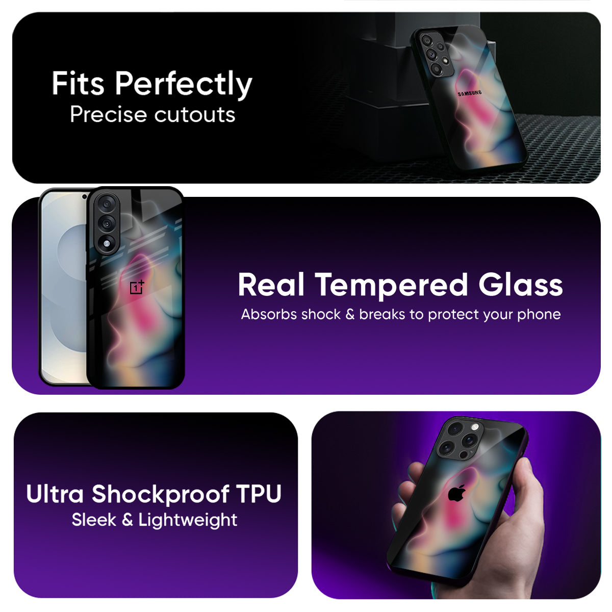 Colorful Palette Glass Case