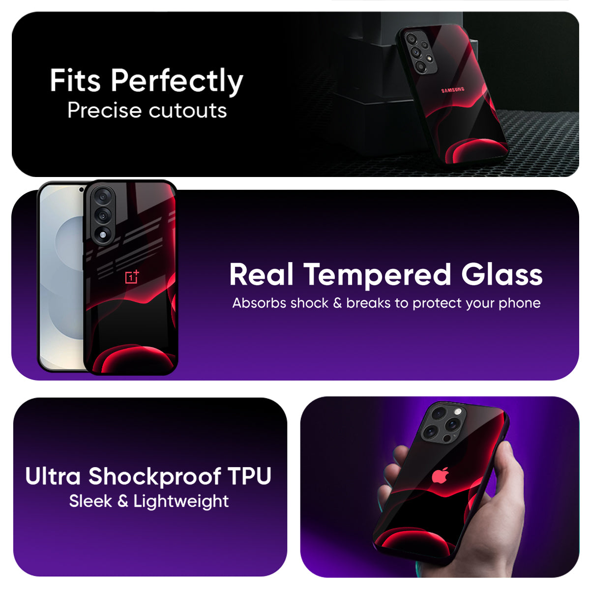 Red Thunder Glass Case