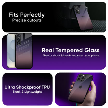 Grey Ombre Glass Case