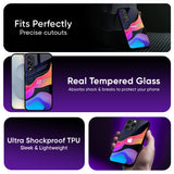 Colorful Fluid Glass Case