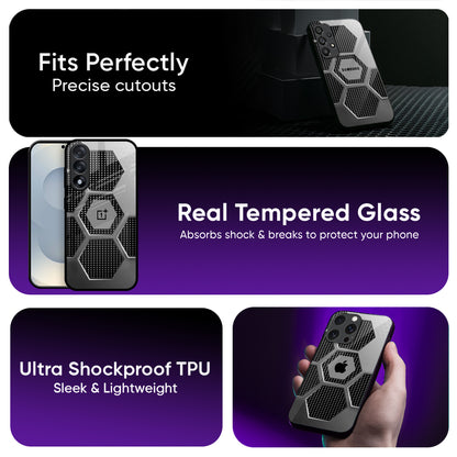 Hexagon Style Glass Case