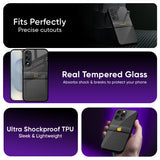 Grey Metallic Glass Case