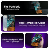 Golden Splash Glass Case