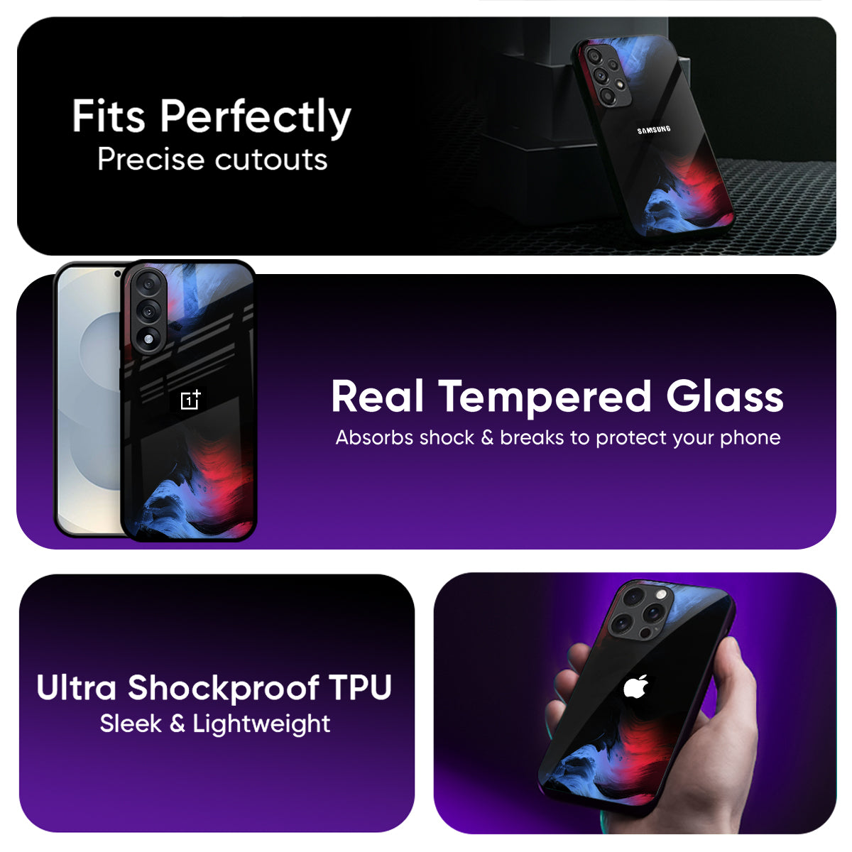 Fine Art Wave Glass Case