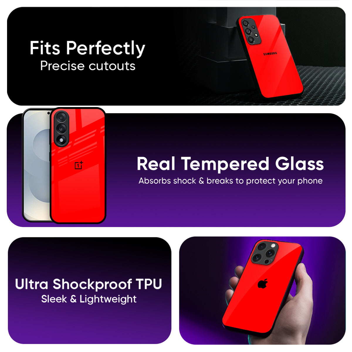 Blood Red Glass Case