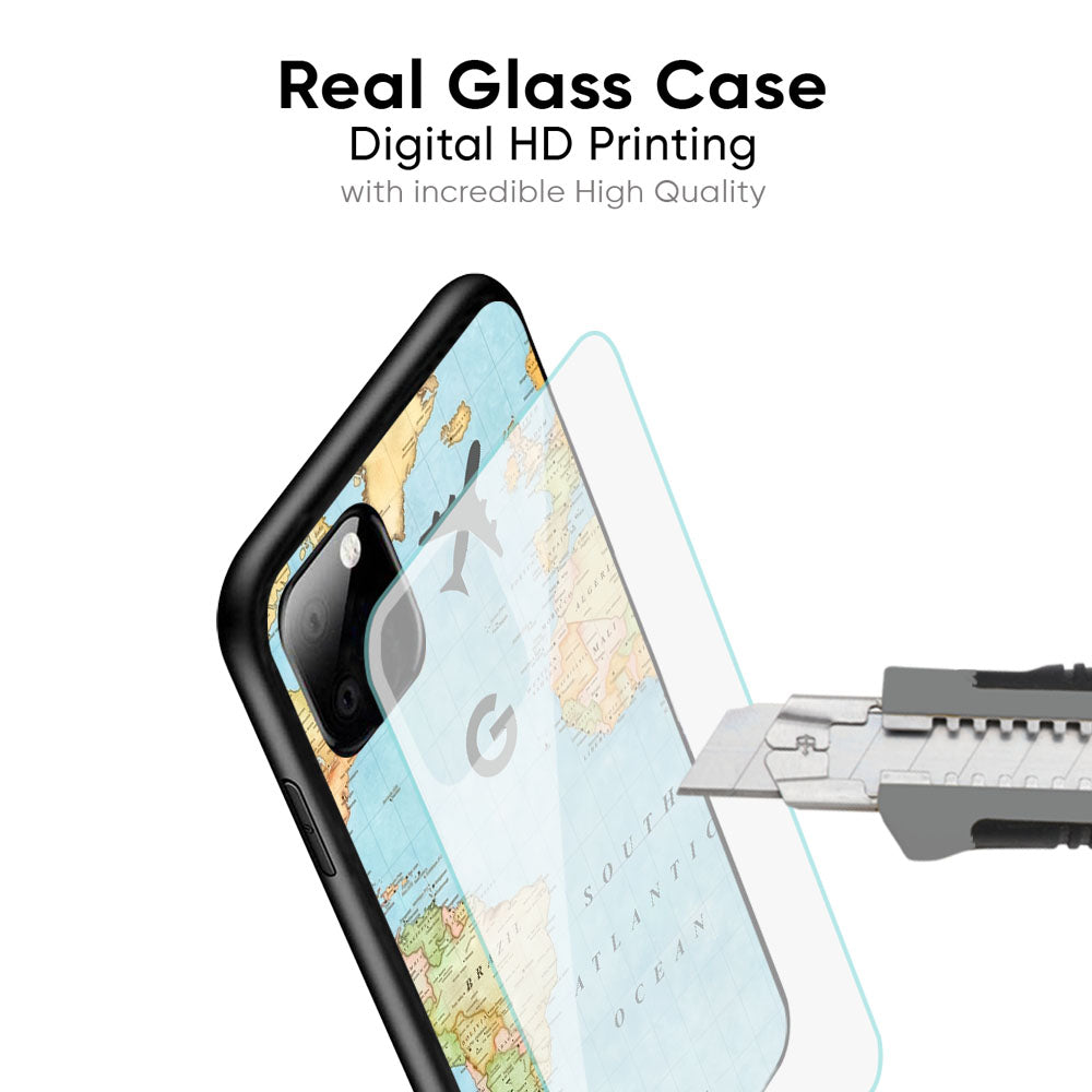 Fly Around The World Glass Case for Google Pixel 9 Pro XL