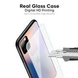 Blue Mauve Gradient Glass Case for iPhone 16 Plus