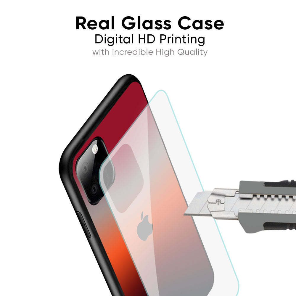 Red Coral Glass Case for iPhone 16 Pro Max