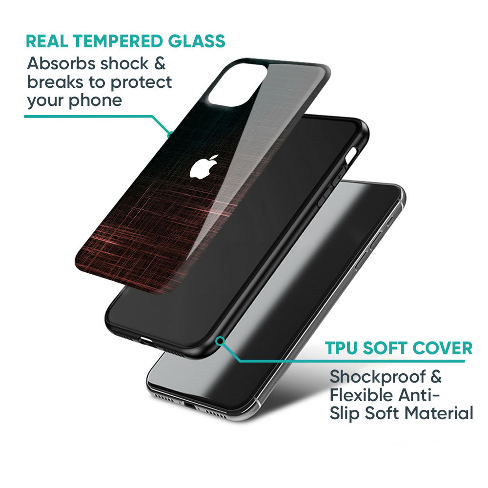 Wooden Mat Glass Case for iPhone 17
