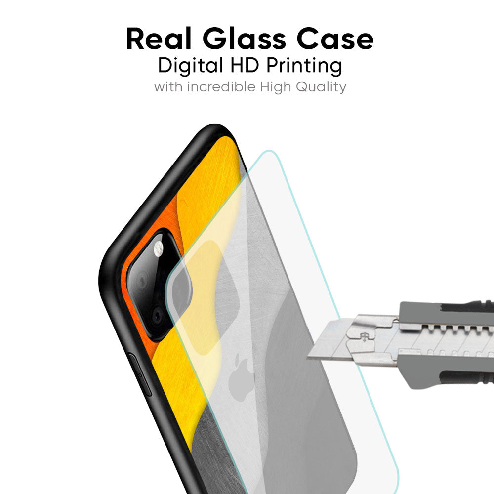 Dusty Color Waves Glass Case for iPhone 16 Pro Max