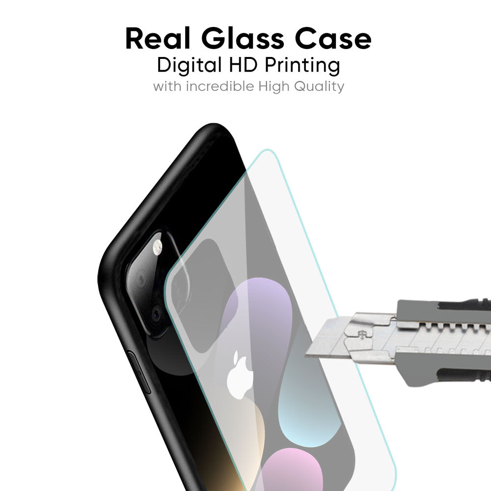 Color Icon Glass Case for iPhone 16 Pro Max