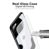 Wheat Cream Wavy Glass Case for Motorola G45 5G