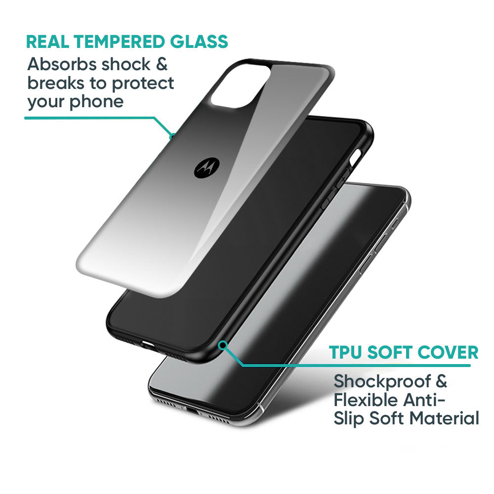 Zebra Gradient Glass Case for Motorola Edge 60 Pro