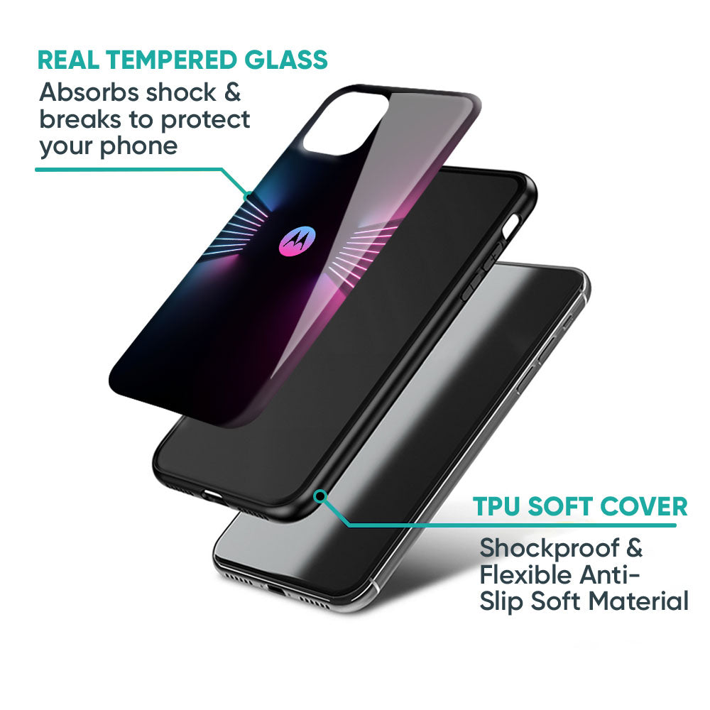 Disco Line Glass Case for Motorola Edge 60 Pro