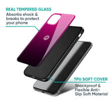 Purple Ombre Pattern Glass Case for Motorola Edge G57 Power