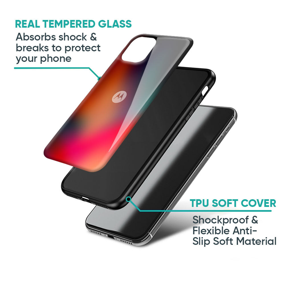 Playful Gradient Glass Case for Motorola Edge 70 Pro 5G