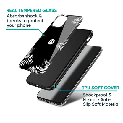 Zealand Fern Design Glass Case For Motorola Edge 60 Pro