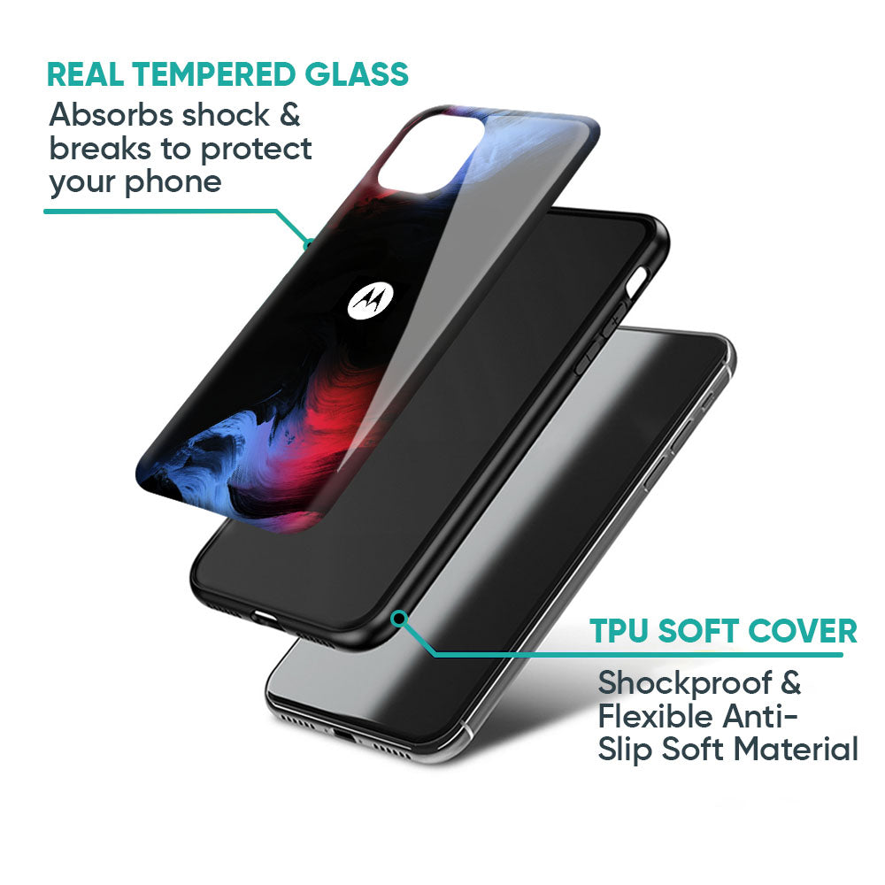 Fine Art Wave Glass Case for Motorola Edge G57 Power