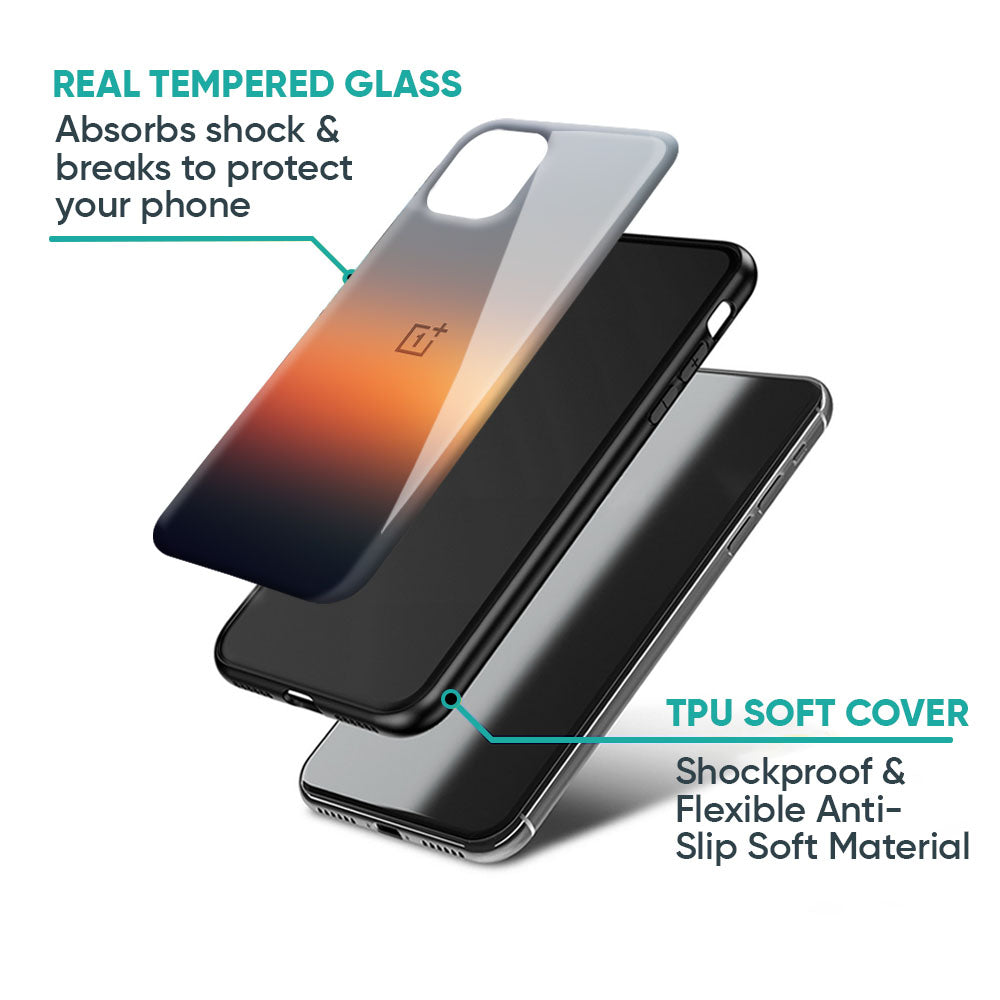 Aesthetic Orange Glass Case for OnePlus Nord 6