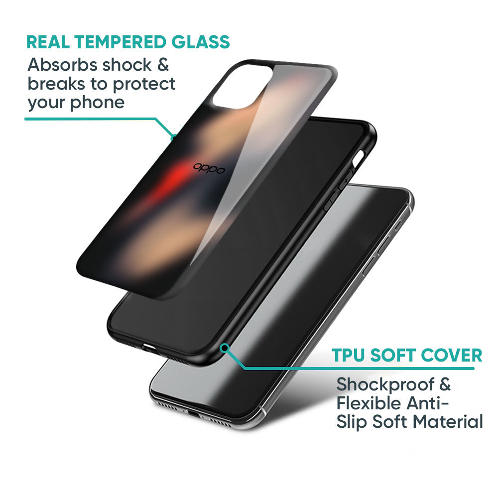Dark Gradient Glass Case for Oppo K13 Turbo Pro 5G