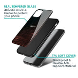 Wooden Mat Glass Case for Oppo Reno14 Pro 5G