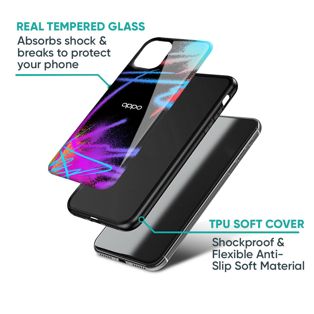 Brushy Color Glass Case for Oppo K13 Turbo Pro 5G