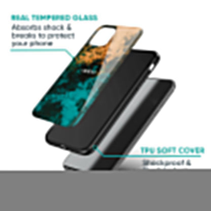 Watercolor Wave Glass Case for Oppo Find x8 Pro