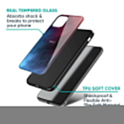 Smokey Watercolor Glass Case for Poco X7 Pro 5G