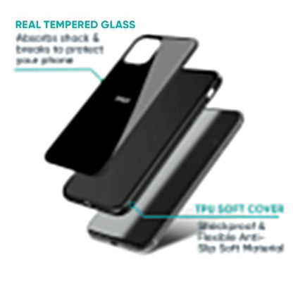 Jet Black Glass Case for Poco X7 5G
