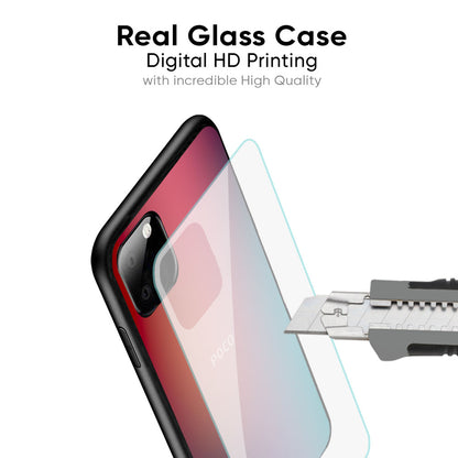 Dusty Multi Gradient Glass Case for Poco X6 5G