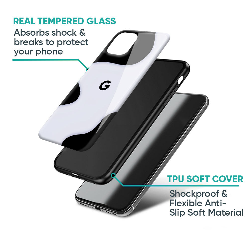 Wheat Cream Wavy Glass Case for Google Pixel 10 Pro 5G