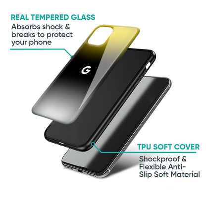 Yellow Shadow Glass Case for Google Pixel 10 Pro XL 5G