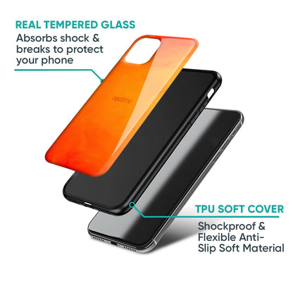 Tangy Orange Glass Case for Realme P4x 5G