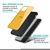 Fluorescent Yellow Glass case for Realme 14 Pro 5G