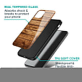 Wooden Planks Glass Case for Realme 14 Pro Plus 5G