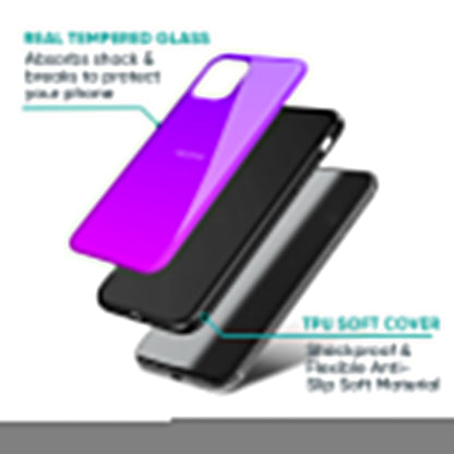 Purple Pink Glass Case for Realme 14 Pro 5G