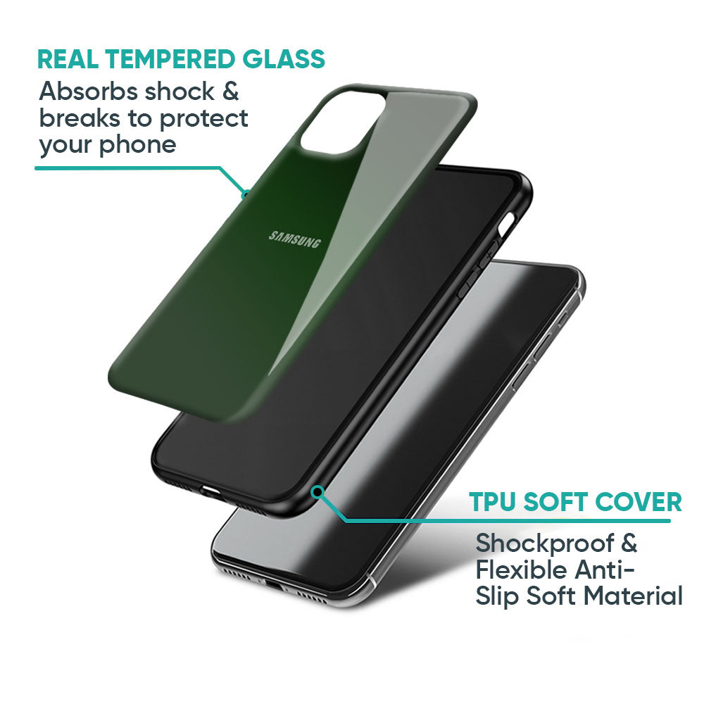 Deep Forest Glass Case for Samsung Galaxy A57 5G