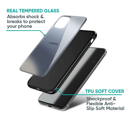 Space Grey Gradient Glass Case for Samsung Galaxy A57 5G