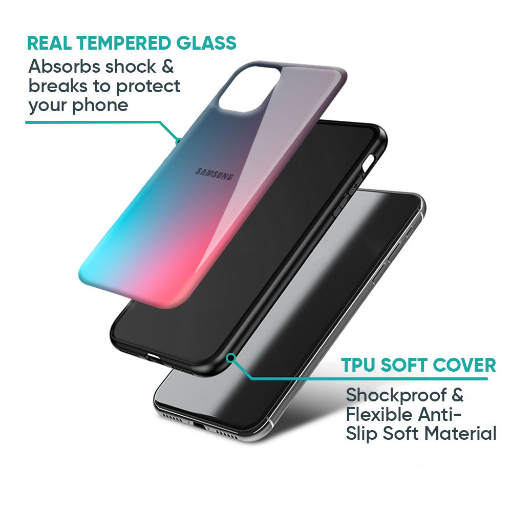 Rainbow Laser Glass Case for Samsung Galaxy A57 5G