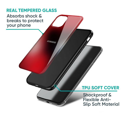Red Garnet Glass Case for Samsung Galaxy M56 5G