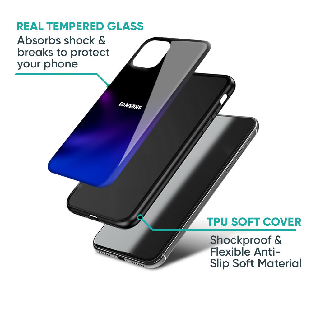 Black Onyx Glass Case for Samsung Galaxy M56 5G